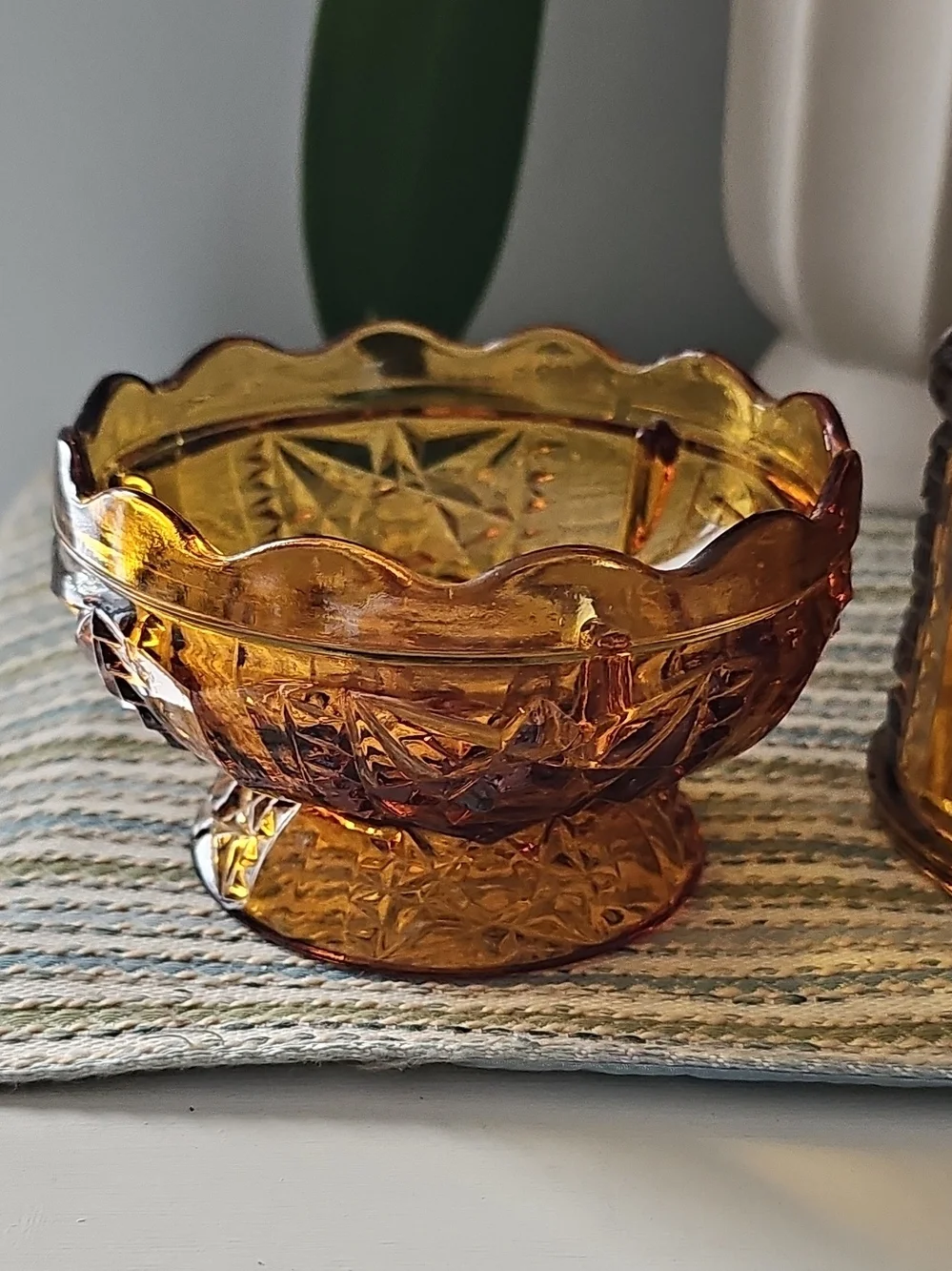 Indiana Glass rich amber